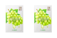 Маска тканевая The Saem Natural Green Grape 21 мл 2 шт