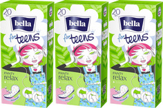 Прокладки ежедневные Bella panty relax for teens 20шт/уп 3 уп