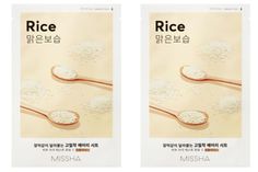 Маска для лица MISSHA airy fit sheet mask rice 19г 2шт