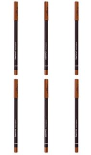 Карандаш для глаз и бровей THE SAEM saemmul wood eyebrow 01 brown 6шт