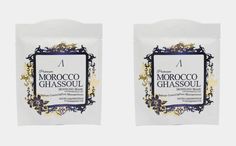 Маска для лица альгинатная Anskin Premium Morocco Ghassoul от расширенных пор 25 гр 2 шт