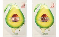 Маска на тканевой основе The Saem Natural Avocado 21 мл 2 шт