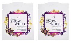 Маска для лица альгинатная Anskin Premium Snow White осветляющая 25 гр 2 шт