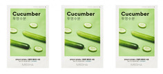 Маска для лица MISSHA airy fit sheet mask cucumber 19г 3шт