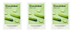 Маска для лица MISSHA airy fit sheet mask cucumber 19г 3шт