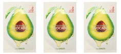 Маска на тканевой основе The Saem Natural Avocado 21 мл 3 шт