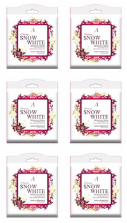 Альгинатная маска для лица Anskin snow white modeling mask осветляющая 25г 6шт