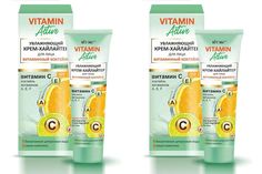 Крем-хайлайтер Витэкс для лица Витаминный Коктейль SPF 15 40мл 2шт Vitex