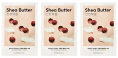 Маска для лица MISSHA airy fit sheet mask shea butter 19г 3шт