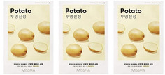 Маска для лица MISSHA airy fit sheet mask potato 19г 3шт