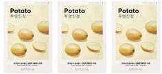 Маска для лица MISSHA airy fit sheet mask potato 19г 3шт