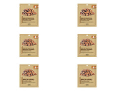 Маска тканевая для лица Mijin brightening essence mask осветляющая 25г 6 уп