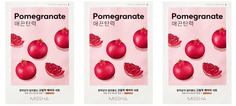 Маска для лица MISSHA airy fit sheet mask pomegranate 19г 3шт