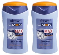 Витэкс For Men Max Sport Лосьон после бритья для всех типов кожи, 150мл, 2шт Vitex