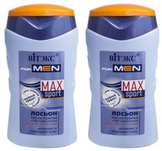 Витэкс For Men Max Sport Лосьон после бритья для всех типов кожи, 150мл, 2шт Vitex