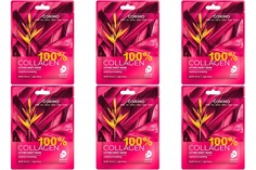 Тканевая маска для лица Corimo лифтинг 100% collagen 22г 6шт