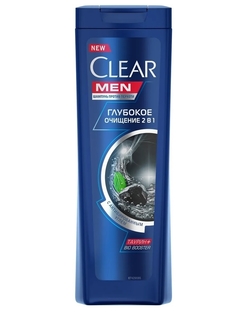 Шампунь Clear Men Глубокое очищение для мужчин, 400 мл