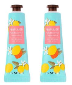 Крем-эссенция для рук THE SAEM Perfumed Hand Essence Lemon Mint 30 мл 2 шт