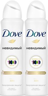 Дезодорант-антиперспирант Dove Невидимый, аэрозоль, 150 мл, 2 шт.
