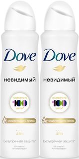 Дезодорант-антиперспирант Dove Невидимый, аэрозоль, 150 мл, 2 шт.