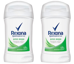 Дезодорант-стик Rexona aloe vera 40мл 2шт