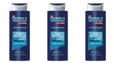 Гель для душа DEONICA FOR MEN Power Fresh без парабенов 250 мл 3 шт