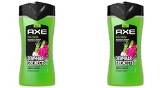 Гель-шампунь для душа 3 в 1 AXE epic fresh c пребиотиками 100мл 2шт