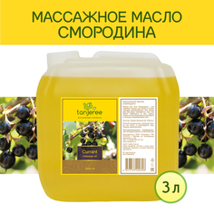 Масло массажное Tanjeree для массажа тела расслабляющее натуральное, Смородина, 3 л