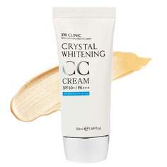 СС крем 3W Clinic осветляющий Crystal Whitening CC Cream SPF 50/PA+++