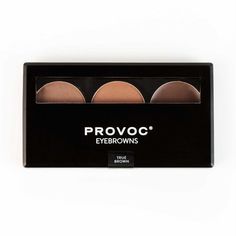 Provoc Набор теней для бровей 03 True Brown