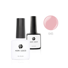 ADRICOCO Цветной гель-лак для ногтей №045, дымчато-розовый, 8 мл, (2шт.)