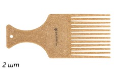 Dewal Гребень с ручкой / Pro Ecology EK-4791, бежевый, (2шт.)
