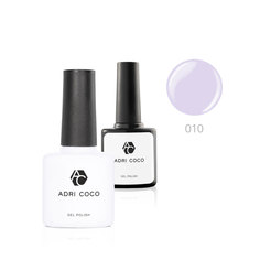 ADRICOCO Цветной гель-лак для ногтей №010, пепельно-сиреневый, 8 мл, (2шт.)