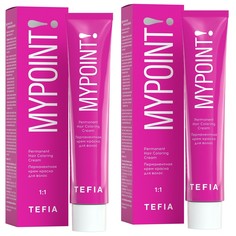 TEFIA Mypoint Фиолетовый корректор для волос / Permanent Hair Coloring Cream, 60 мл, 2шт.