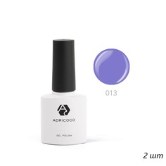ADRICOCO Цветной гель-лак для ногтей №013, васильковый, 8 мл, (2шт.)