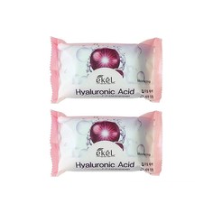 Ekel Мыло косметическое с гиалуроновой кислотой Peeling Soap Hyaluronic Acid, 150 г, 2шт.