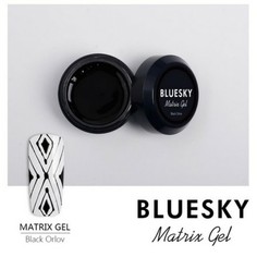 Bluesky Гель-паутинка для дизайна ногтей / Matrix Gel 03, черный, 7 г
