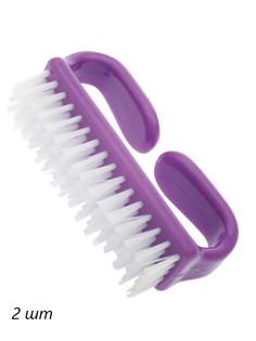 Dewal Щётка для ногтей NBS-11, пластик, (2шт.)