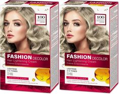 Стойкая крем-краска для волос Rubella, Fashion Color 100 Осветляющий крем, 50 мл, 2 шт