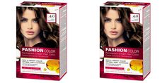 Стойкая крем-краска для волос Rubella, Fashion Color 4.0 Темно-Каштановый, 50 мл, 2 шт