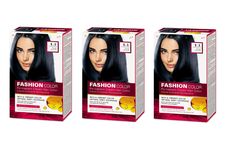 Стойкая крем-краска для волос Rubella, Fashion Color 1.1 Иссиня-черный, 50 мл, 3 шт