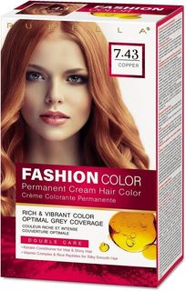 Стойкая крем-краска для волос Rubella, Fashion Color 7.43 Медь, 50 мл