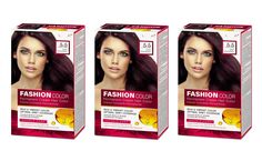 Стойкая крем-краска для волос Rubella, Fashion Color 5.5 Темный махагон, 50 мл, 3 шт