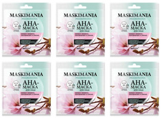 Белита AHA-Маска для лица MASKIMANIA Эффект пилинга, обновление и сияние, 6 шт