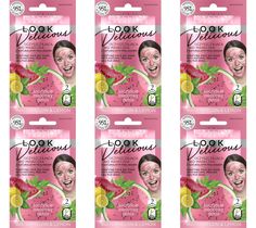 Био-маска Eveline для лица Look Delicious Watermelon & Lemon, 10 мл, 6 шт