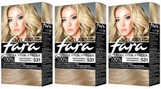 Краска для волос Fara Classic платиновая блондинка 531, 6шт