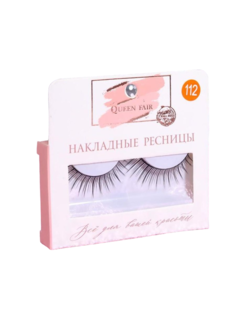 Ресницы накладные «Натурель», с клеем, цвет чёрный Queen Fair