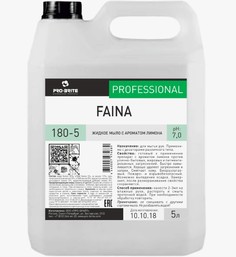 Жидкое мыло для мытья рук, тела, кухни Pro-Brite FAINA, 5л
