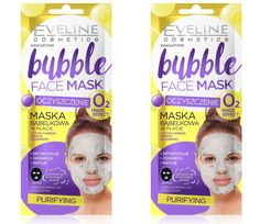 Eveline Тканевая очищающая маска Bubble Face, пузырьковая, 2 шт