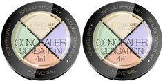 Профессиональный набор корректоров для макияжа лица Eveline Concealer Sensation, 12 г 2 шт